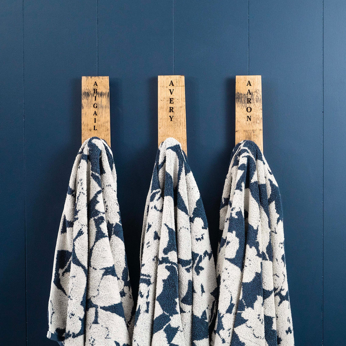 Tennessee Whiskey Barrel Stave Towel Hanger Wall Hook - Holtz Leather