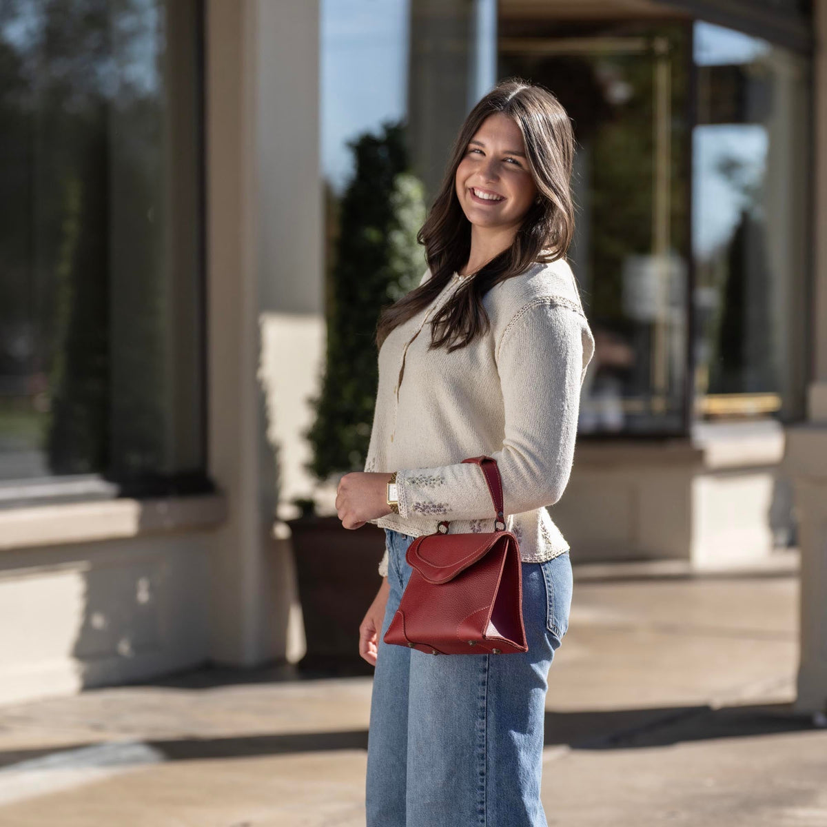 The Aly Fine Leather Women's Petite Purse - Holtz Leather