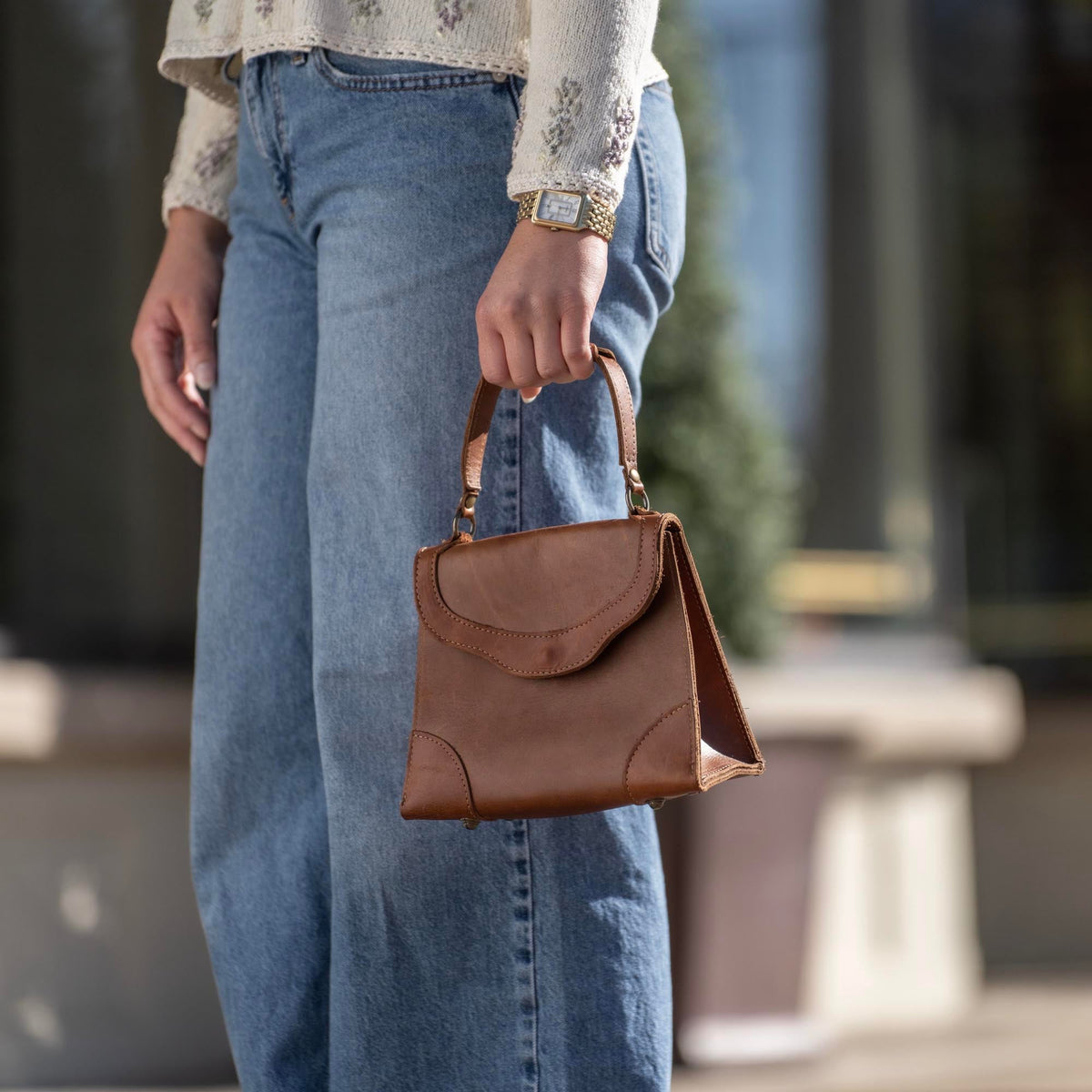 The Aly Fine Leather Women's Petite Purse - Holtz Leather