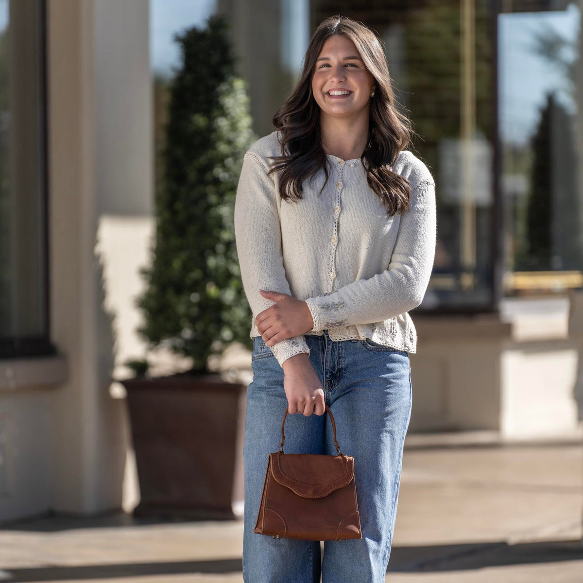 The Aly Fine Leather Women's Petite Purse - Holtz Leather