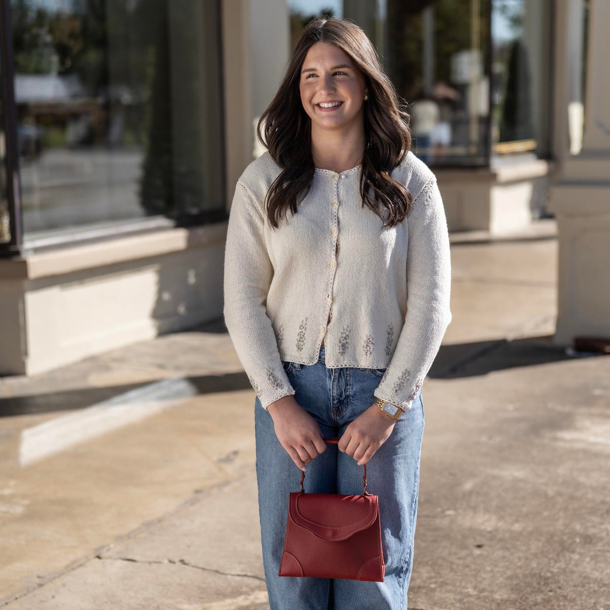 The Aly Fine Leather Women's Petite Purse - Holtz Leather