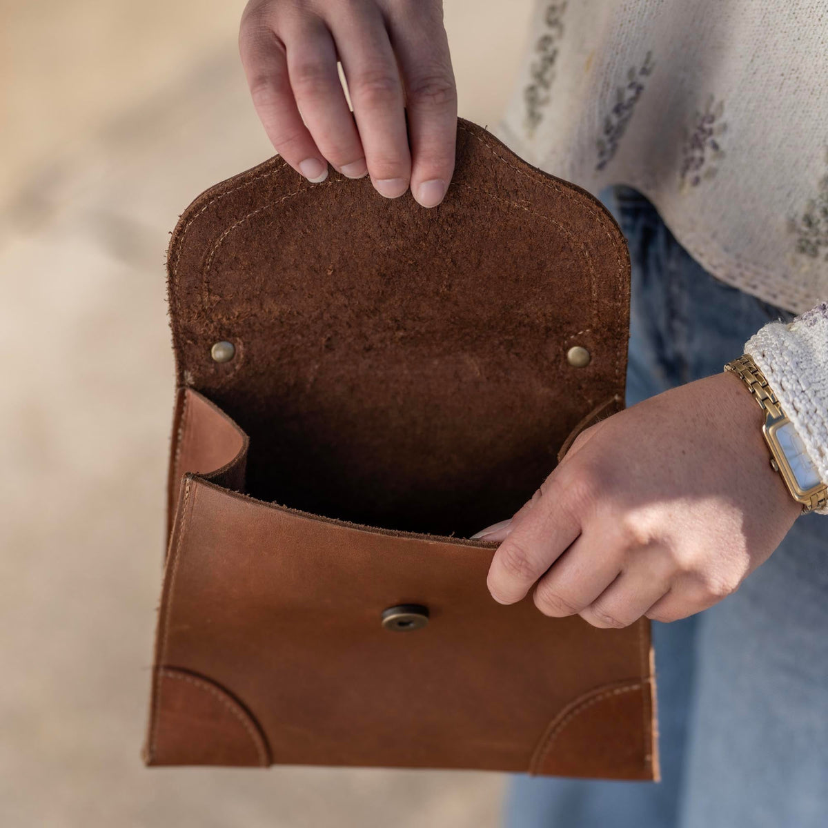 The Aly Fine Leather Women's Petite Purse - Holtz Leather