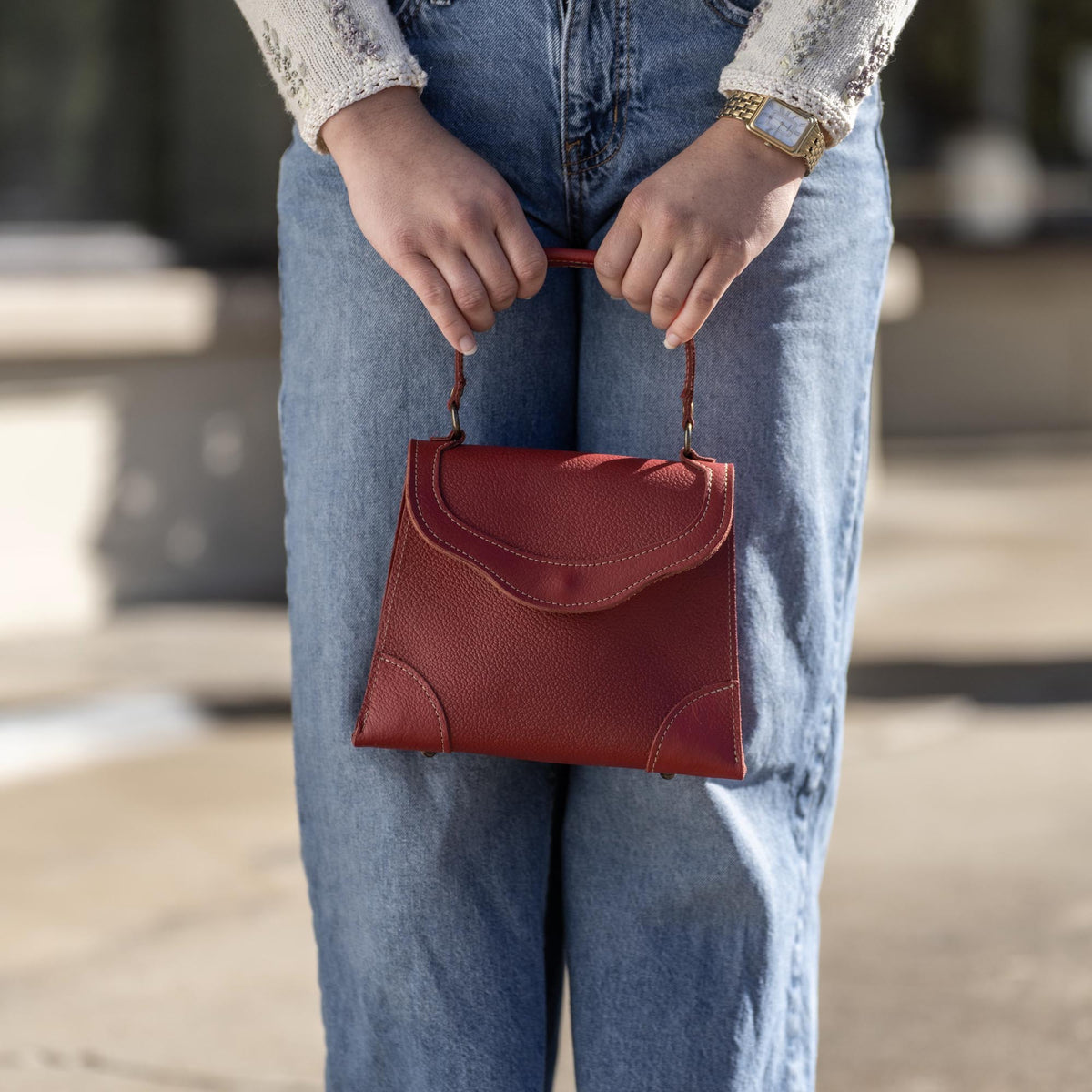 The Aly Fine Leather Women's Petite Purse - Holtz Leather