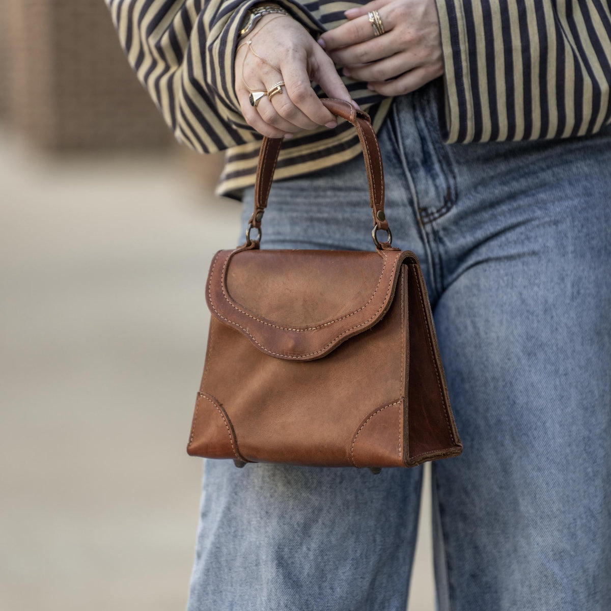 The Aly Fine Leather Women's Petite Purse - Holtz Leather