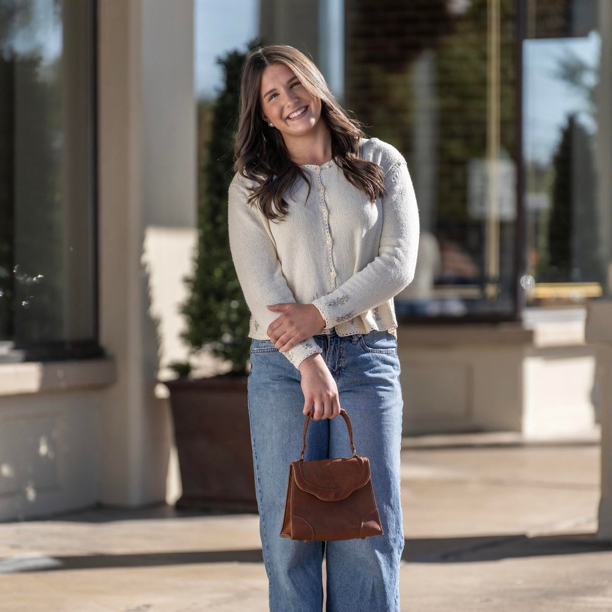 The Aly Fine Leather Women's Petite Purse - Holtz Leather