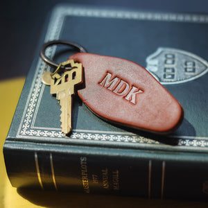 The Bellhop Fine Leather Hotel Key Ring