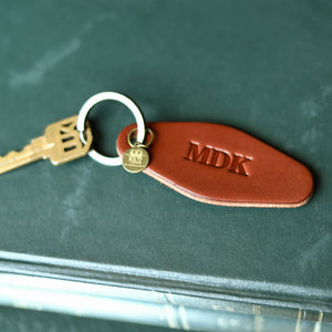 The Bellhop Fine Leather Hotel Key Ring