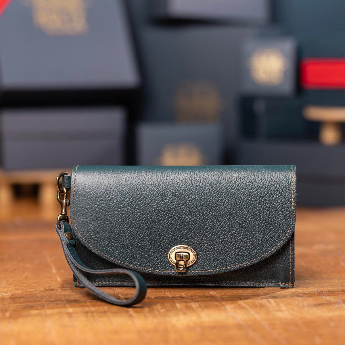 The Betty Jean Women’s Fine Leather Envelope Clutch Pocketbook Wallet - Holtz Leather