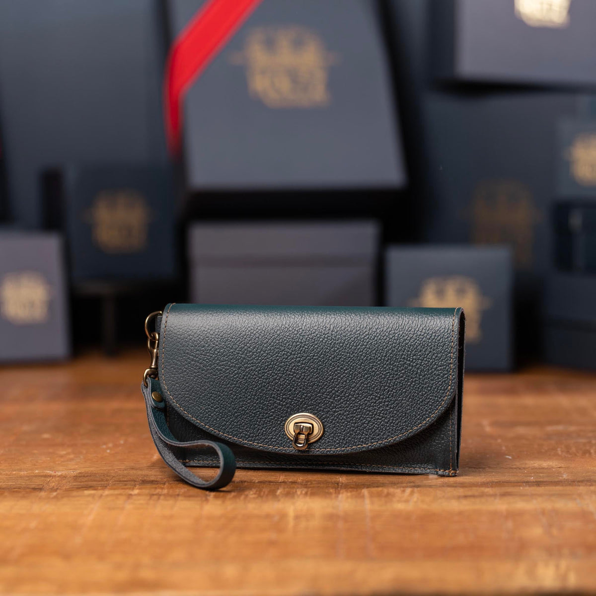 The Betty Jean Women’s Fine Leather Envelope Clutch Pocketbook Wallet - Holtz Leather