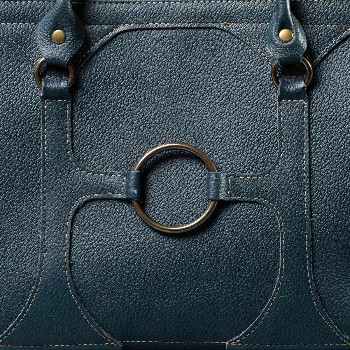 The Ellie Fine Leather Structured Women's Handbag and Crossbody Purse - Holtz Leather