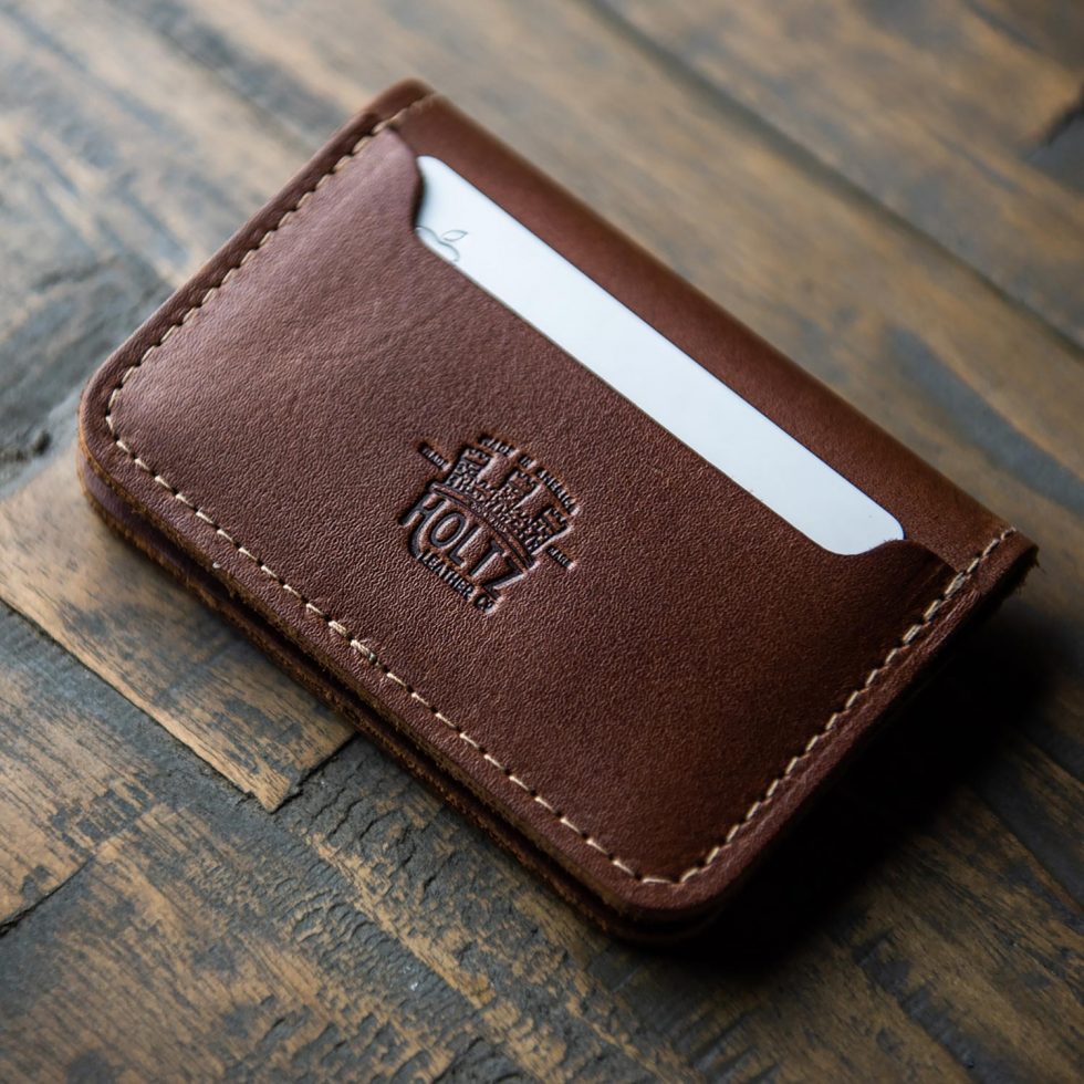 The Gates - Personalized Leather Bifold Money Clip Front Pocket Wallet - Holtz Leather