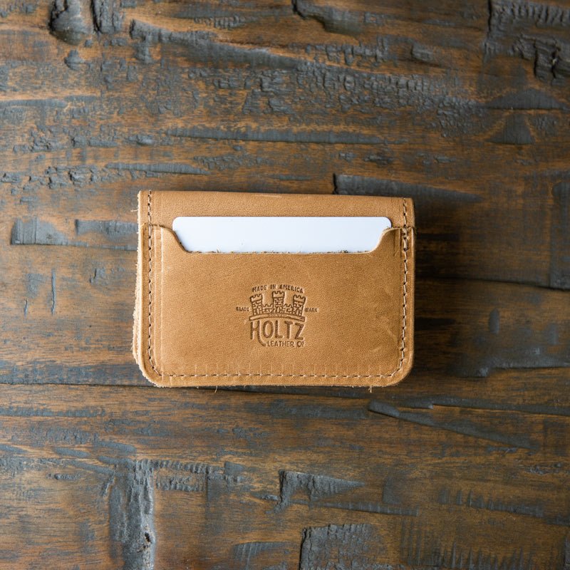 The Gates - Personalized Leather Bifold Money Clip Front Pocket Wallet - Holtz Leather