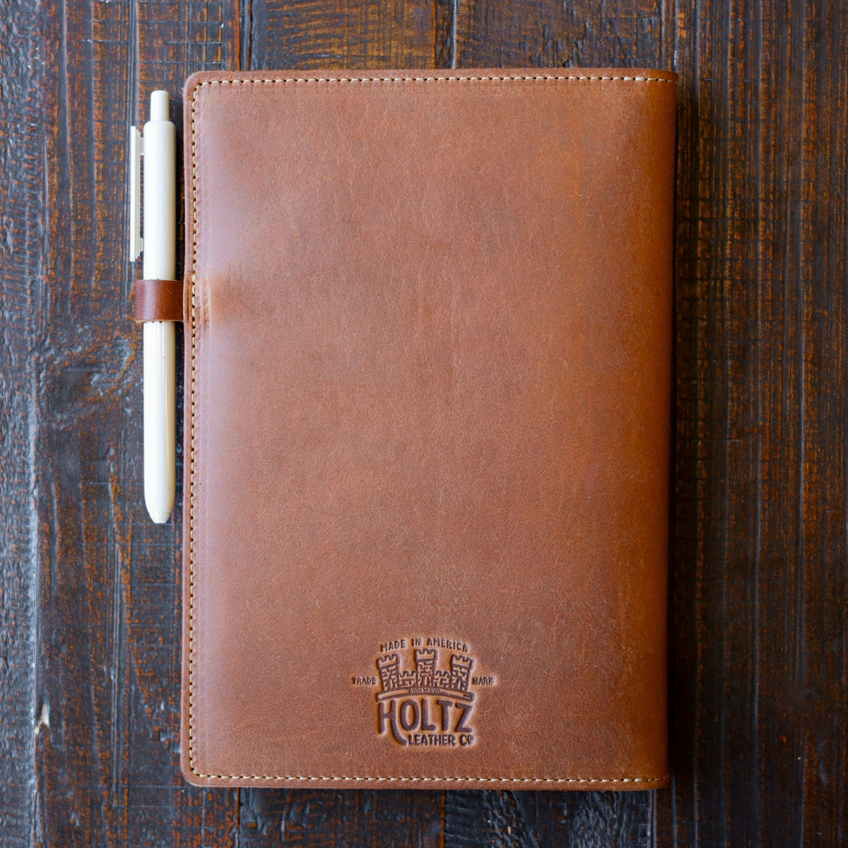 The Ledger Personalized Fine Leather A5 Legal Pad Notebook - Holtz Leather