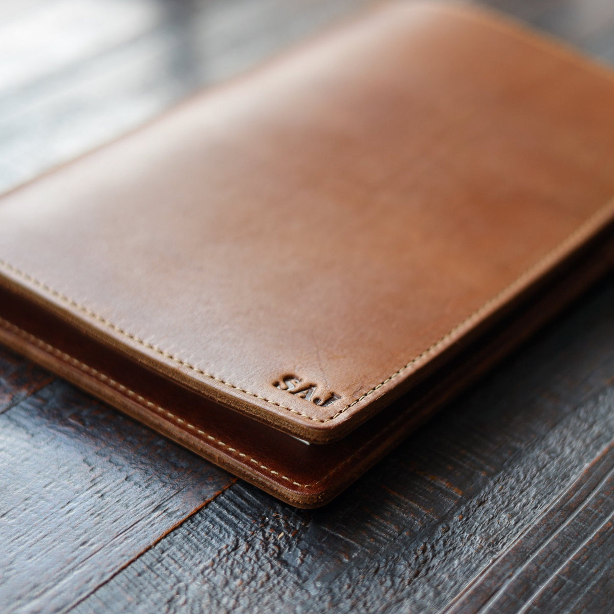 The Ledger Personalized Fine Leather A5 Legal Pad Notebook - Holtz Leather
