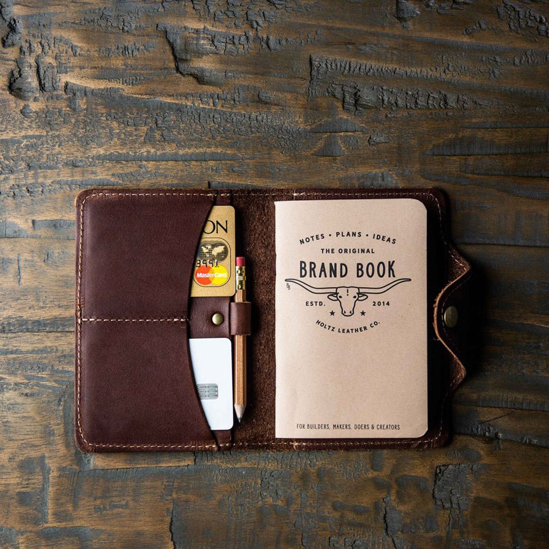 The Logbook Fine Leather Field Notes Wallet Pocketbook Cover - Holtz Leather