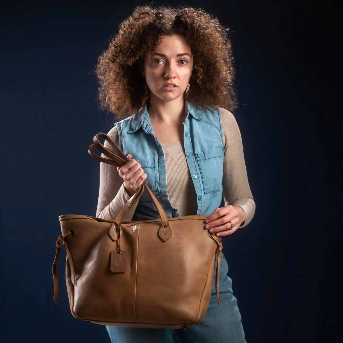 The Maria Fine Leather Tote Bag - Holtz Leather