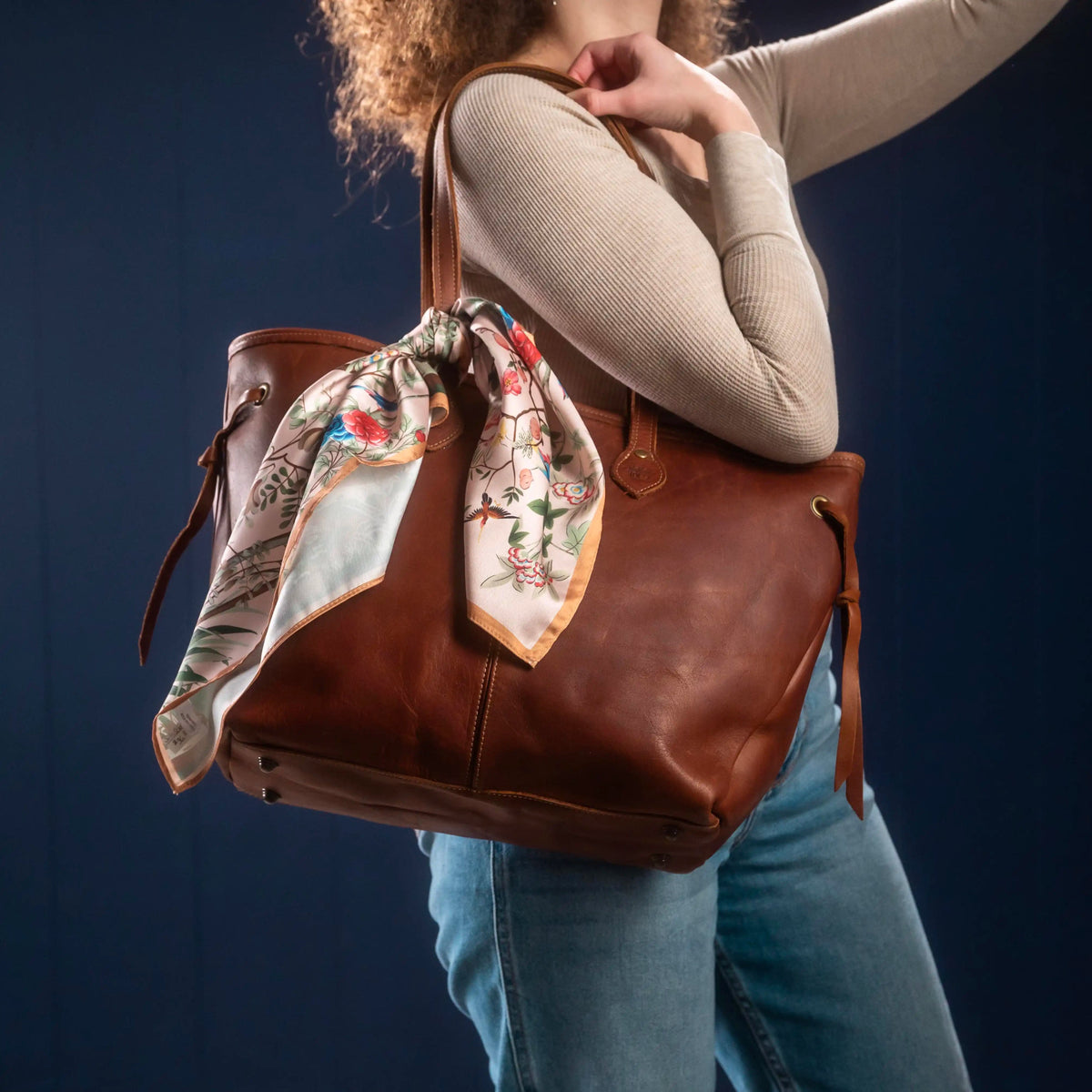 The Maria Fine Leather Tote Bag - Holtz Leather