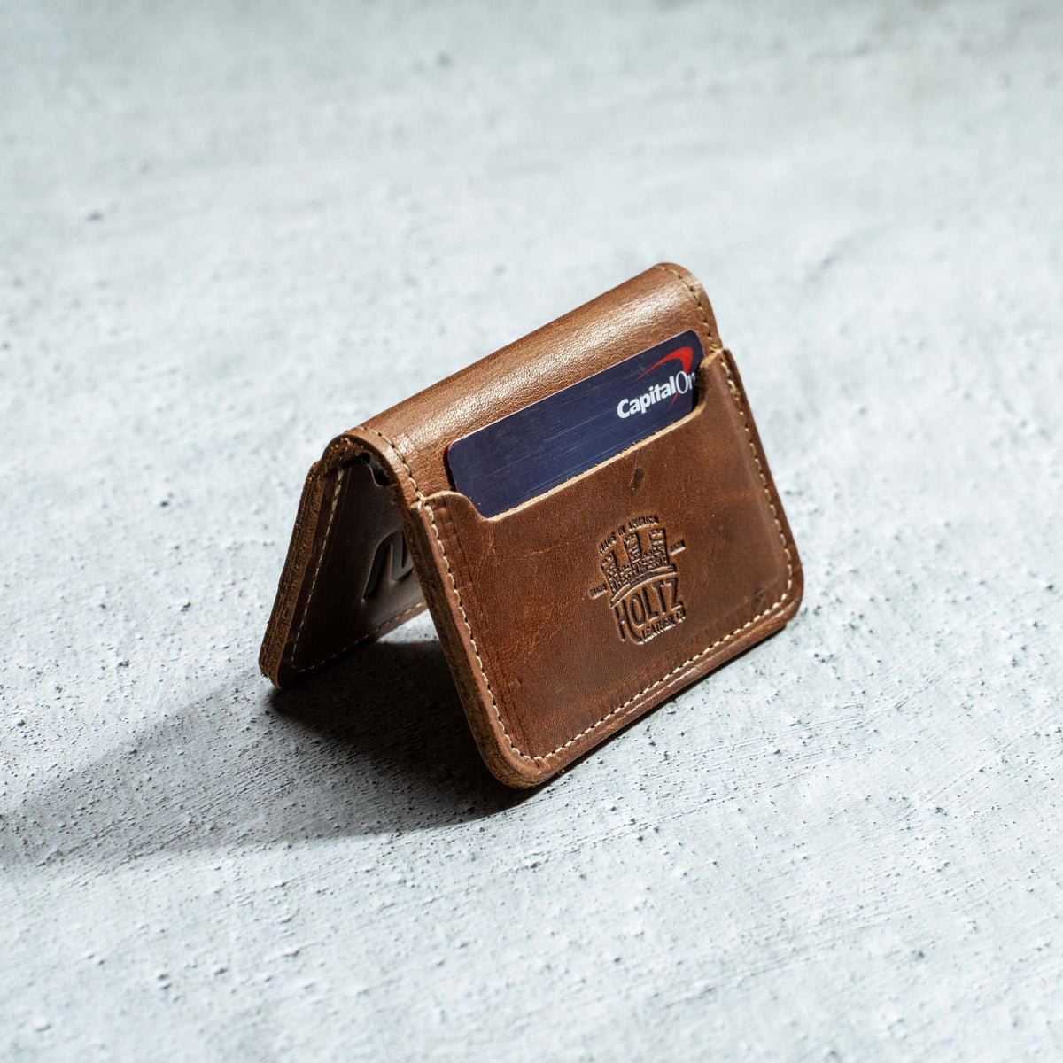 The Nasa Gates Full Grain Leather Wallet - Holtz Leather