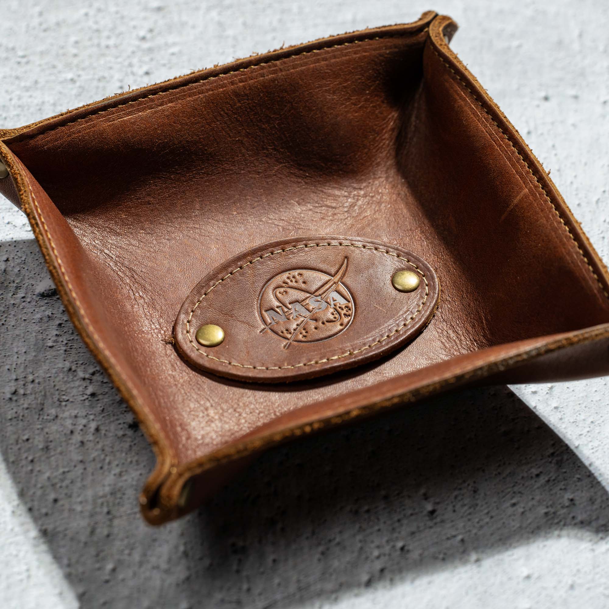 leather dresser valet Leather Valet Tray