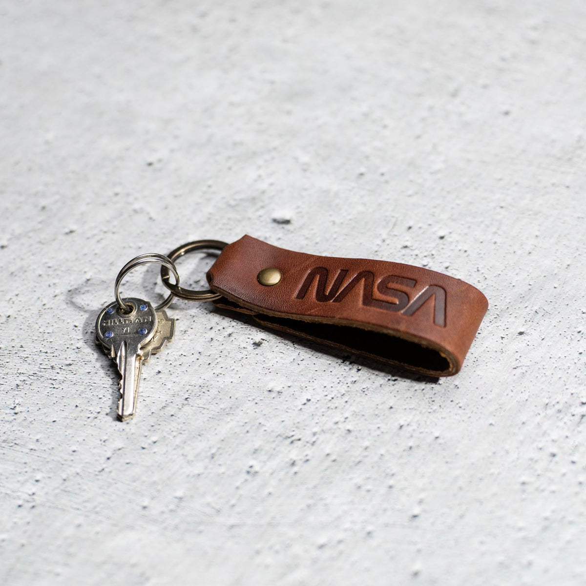 The Nasa Tucker Fine Leather Key Chain Key ring - Holtz Leather