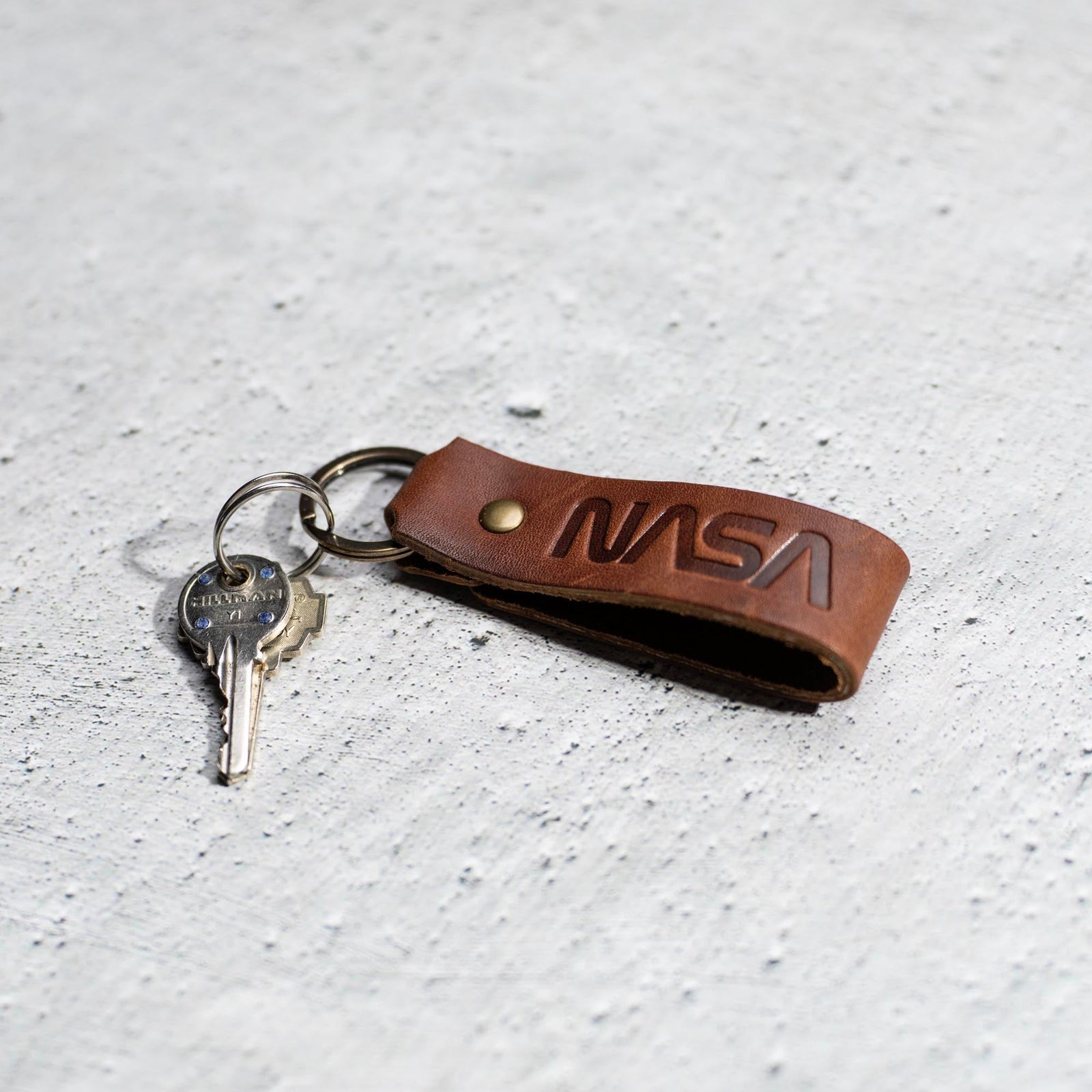 The Nasa Tucker Fine Leather Key Chain Key ring - Holtz Leather