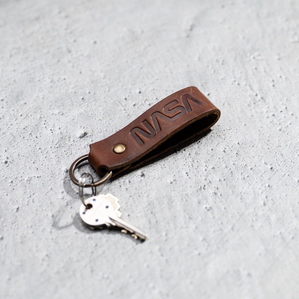 The Nasa Tucker Fine Leather Key Chain Key ring - Holtz Leather