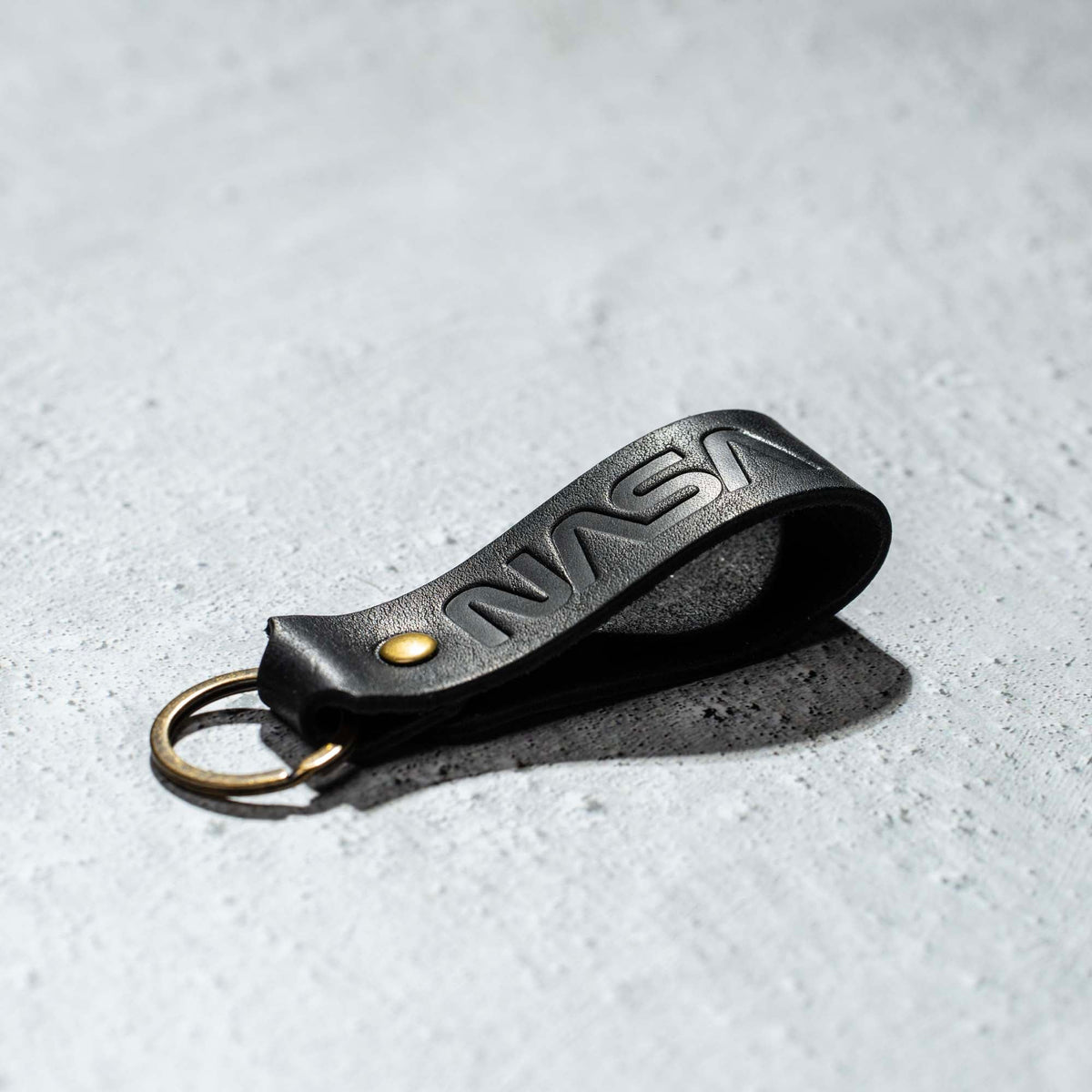 The Nasa Tucker Fine Leather Key Chain Key ring - Holtz Leather