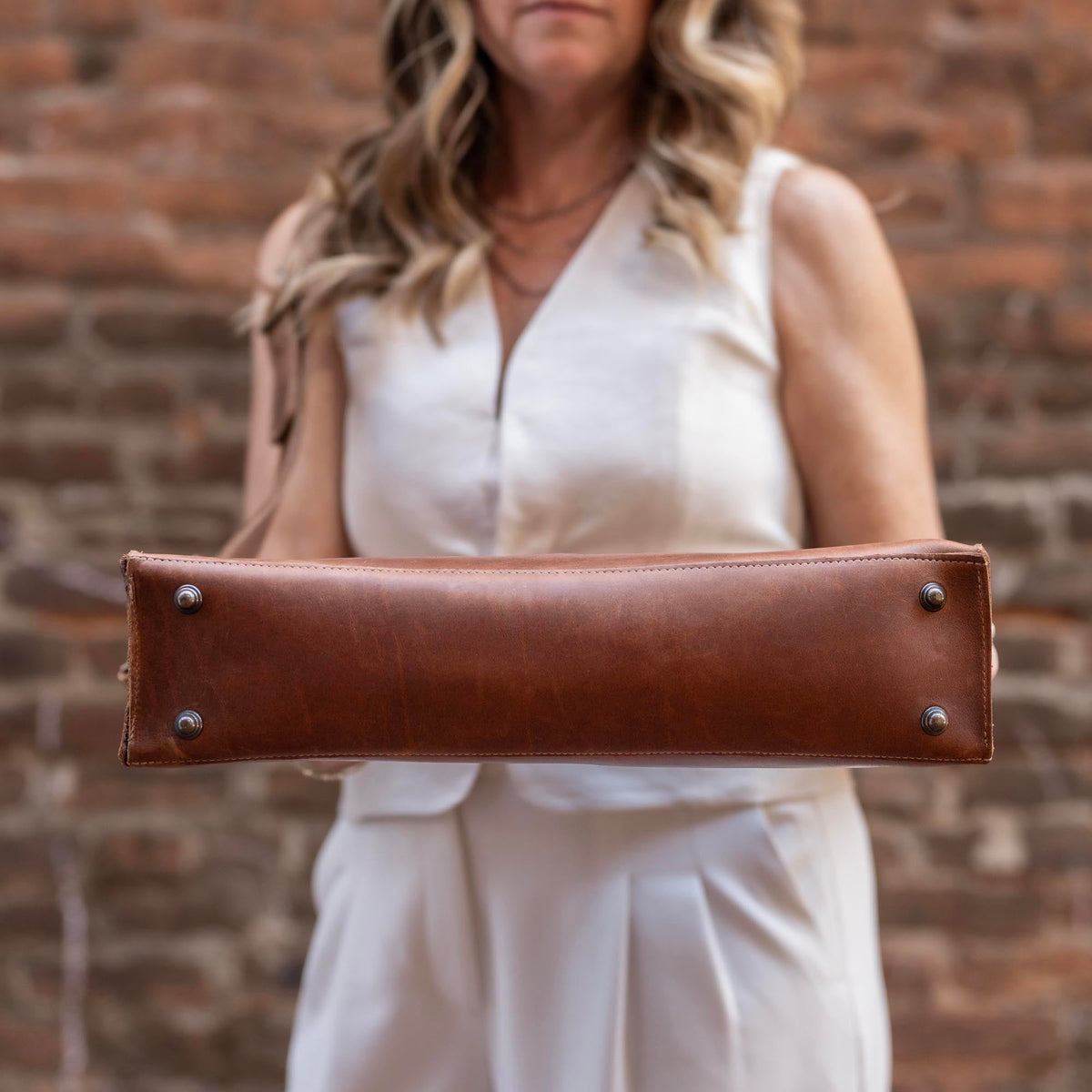 The No. 101 Professional Uptown Bag Fine Leather Briefcase - Holtz Leather