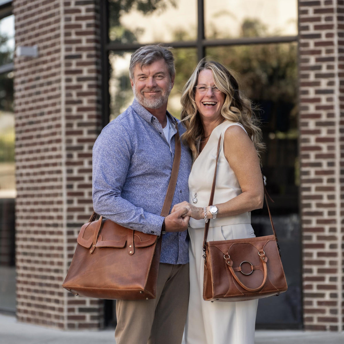 The No. 101 Professional Uptown Bag Fine Leather Briefcase - Holtz Leather