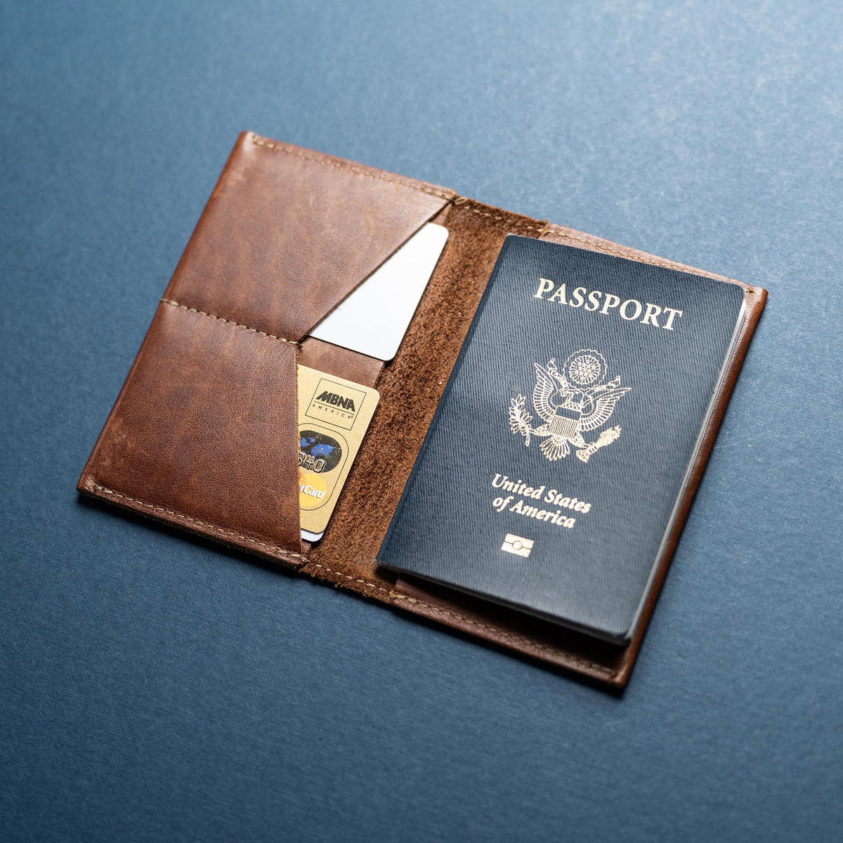 The Pioneer Fine Leather Passport Wallet Passport Cover - Holtz Leather