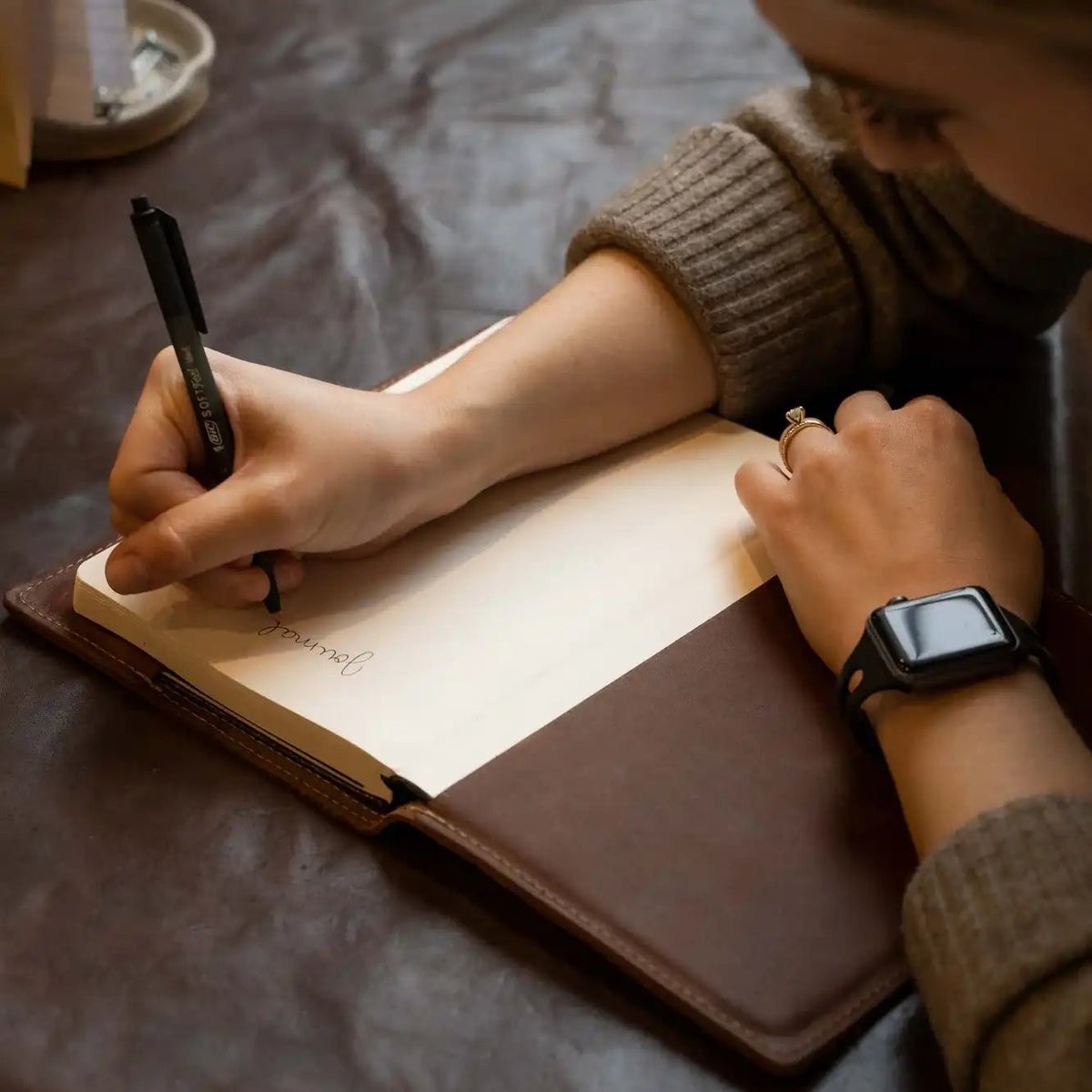 The Scholar A5 Personalized Fine Leather Journal Diary - Holtz Leather