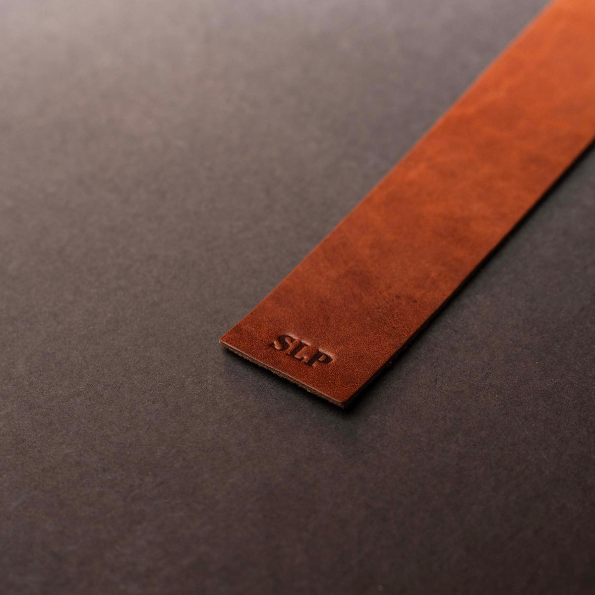 The Scribe - Personalized Fine Leather Two - Tone Bookmark - Holtz Leather