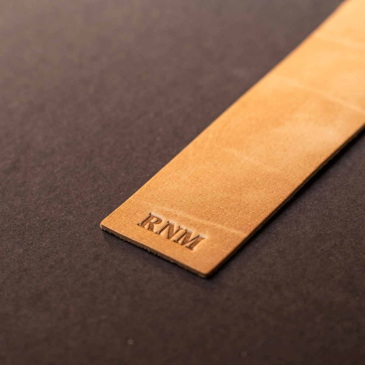 The Scribe - Personalized Fine Leather Two - Tone Bookmark - Holtz Leather