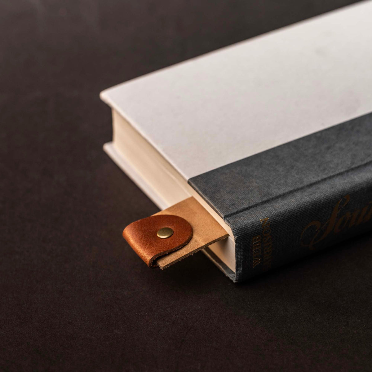The Scribe - Personalized Fine Leather Two - Tone Bookmark - Holtz Leather