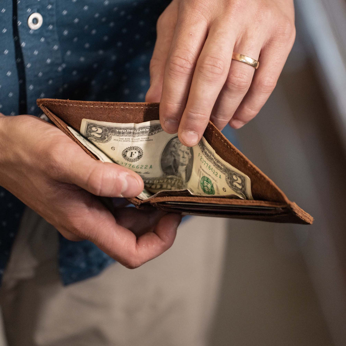 The Slim Dixie Fine Leather BiFold Wallet - Holtz Leather