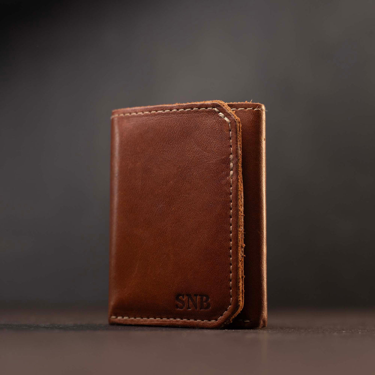 The Trifecta Personalized Leather Tri - Fold Wallet with ID Slot - Holtz Leather
