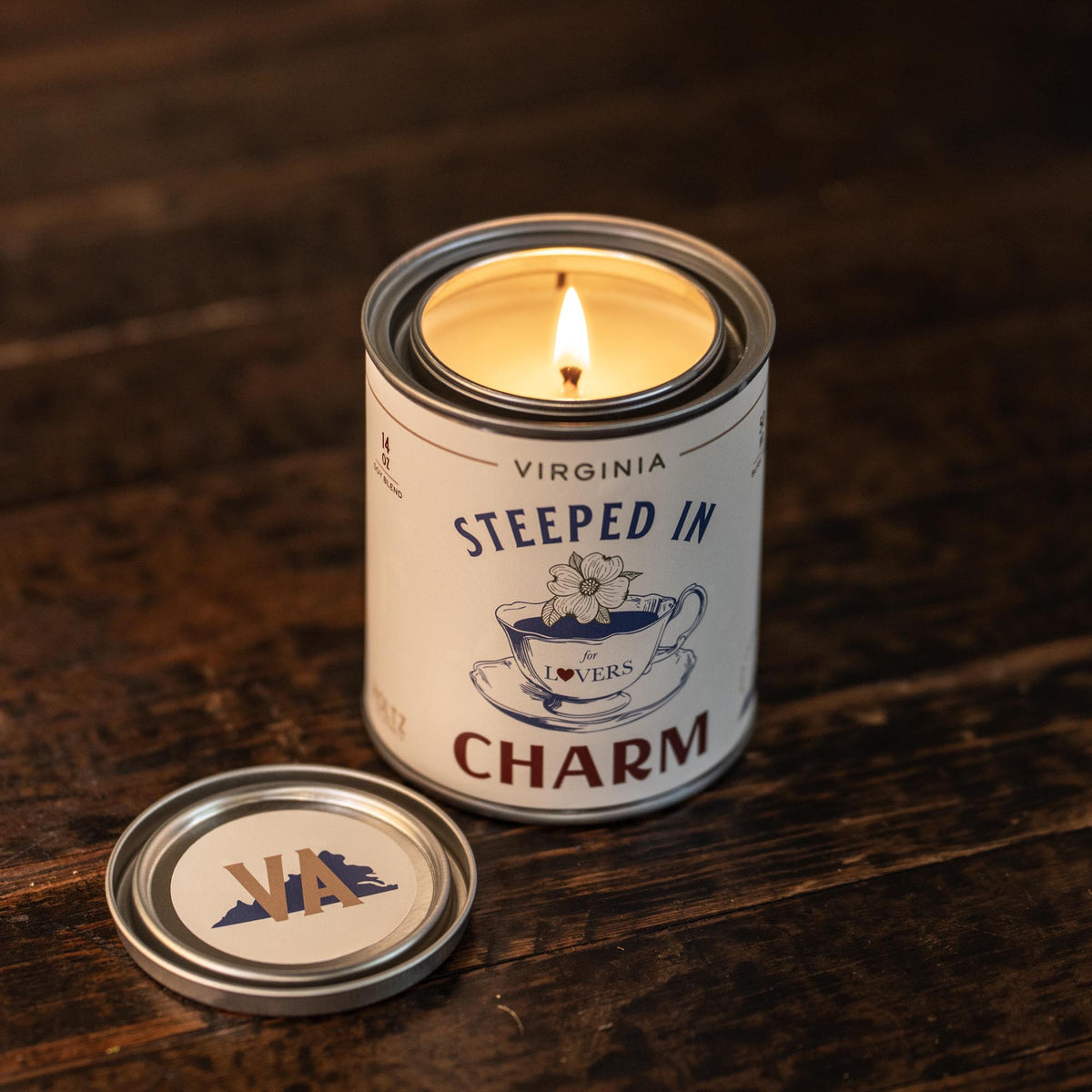 Virginia – Steeped in Charm State Candle - Holtz Leather