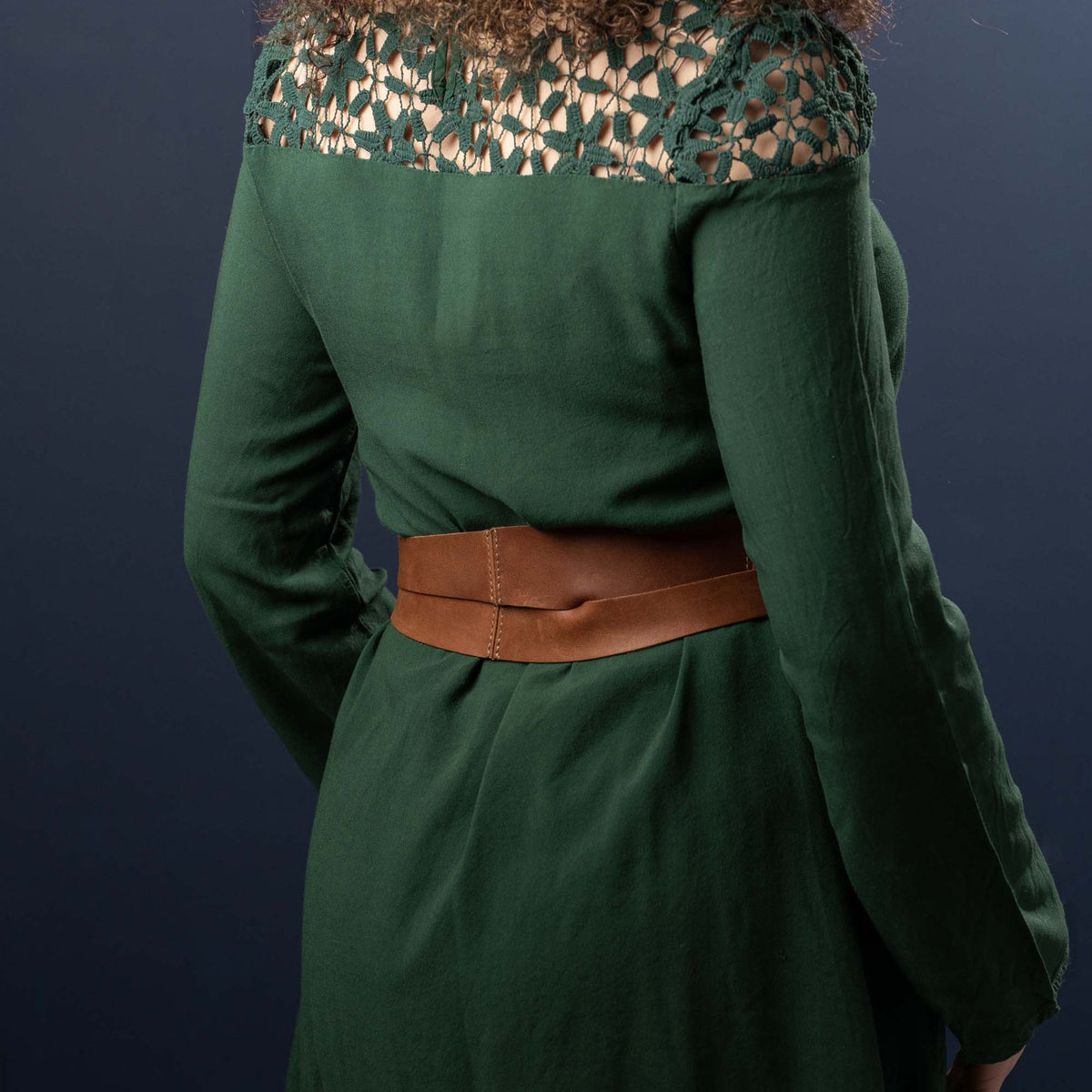 Women's Full Grain Leather Wrap Belt - Holtz Leather