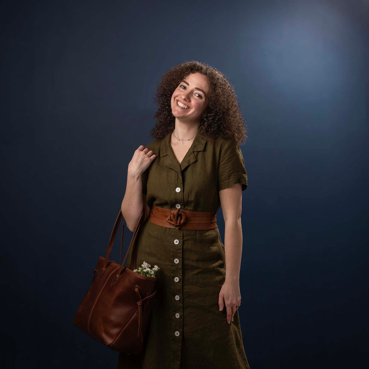 Women's Full Grain Leather Wrap Belt - Holtz Leather