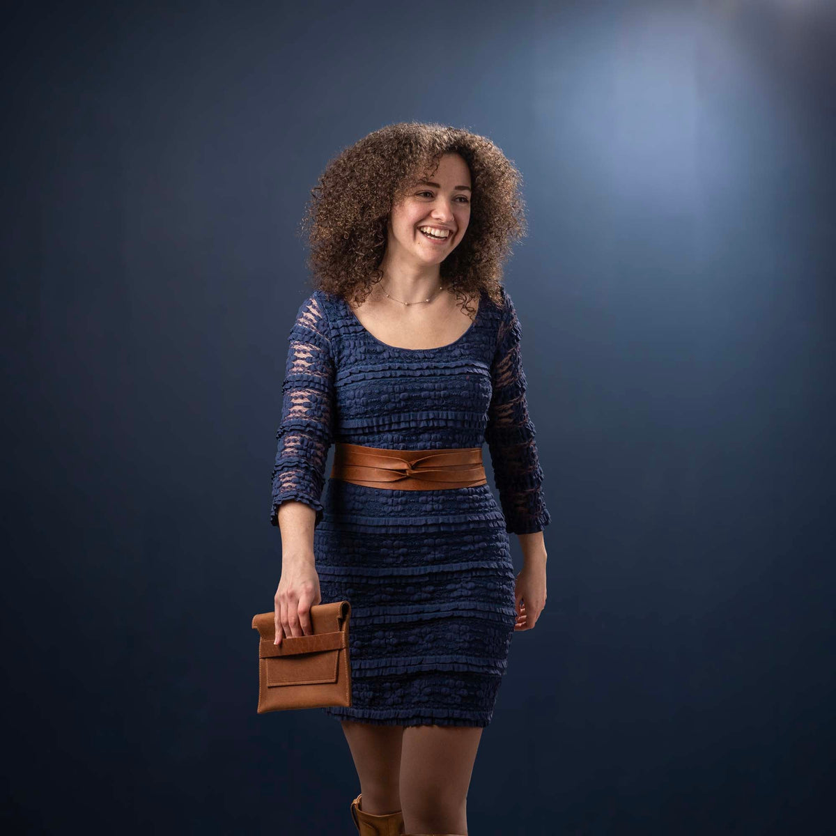 Women's Full Grain Leather Wrap Belt - Holtz Leather