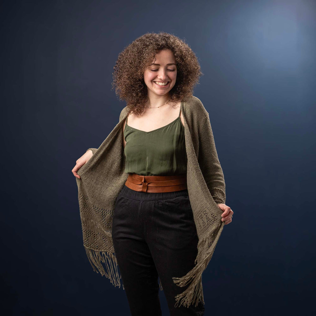 Women's Full Grain Leather Wrap Belt - Holtz Leather