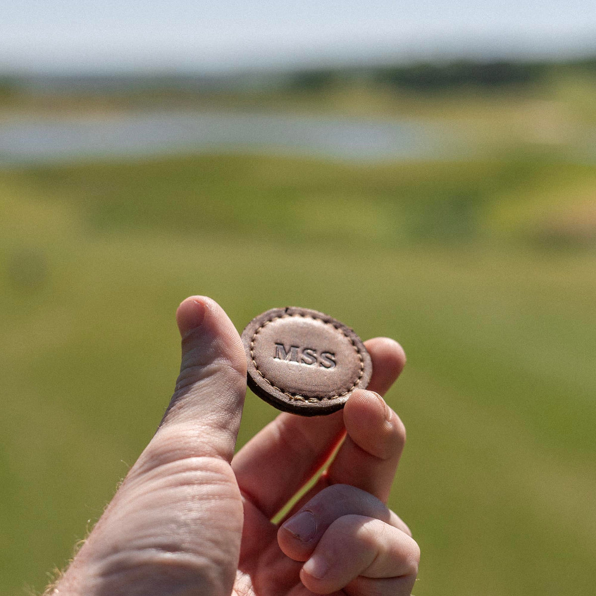 Your Logo + Our Leather - Personalized Fine Leather Golf Ball Markers - Set of 3 - Custom Logo and Corporate Gifting - Holtz Leather