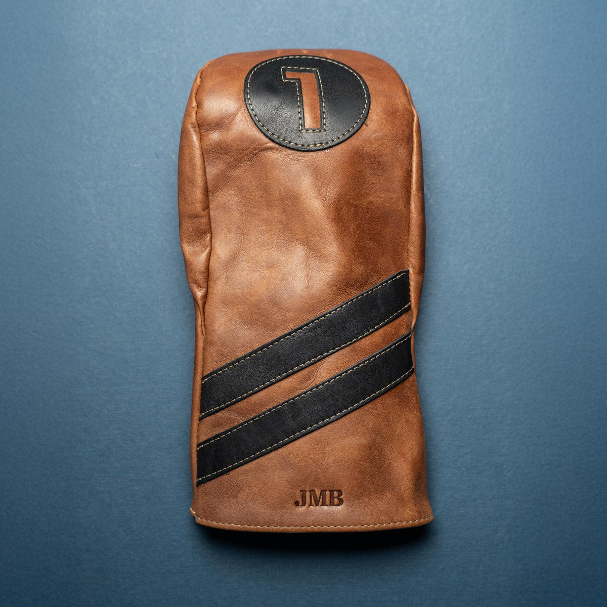 Your Logo + Our Leather - Personalized Fine Leather Golf Club Head Covers - Custom Logo and Corporate Gifting - Holtz Leather