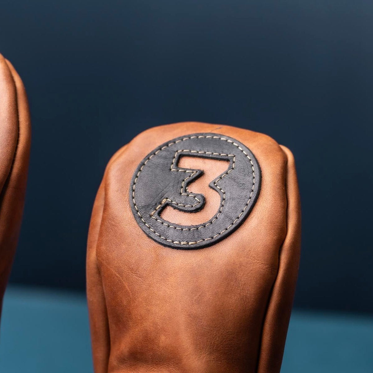 Your Logo + Our Leather - Personalized Fine Leather Golf Club Head Covers - Custom Logo and Corporate Gifting - Holtz Leather