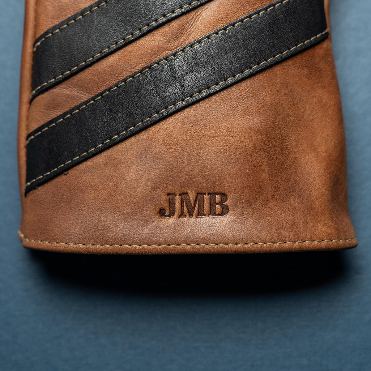 Your Logo + Our Leather - Personalized Fine Leather Golf Club Head Covers - Custom Logo and Corporate Gifting - Holtz Leather