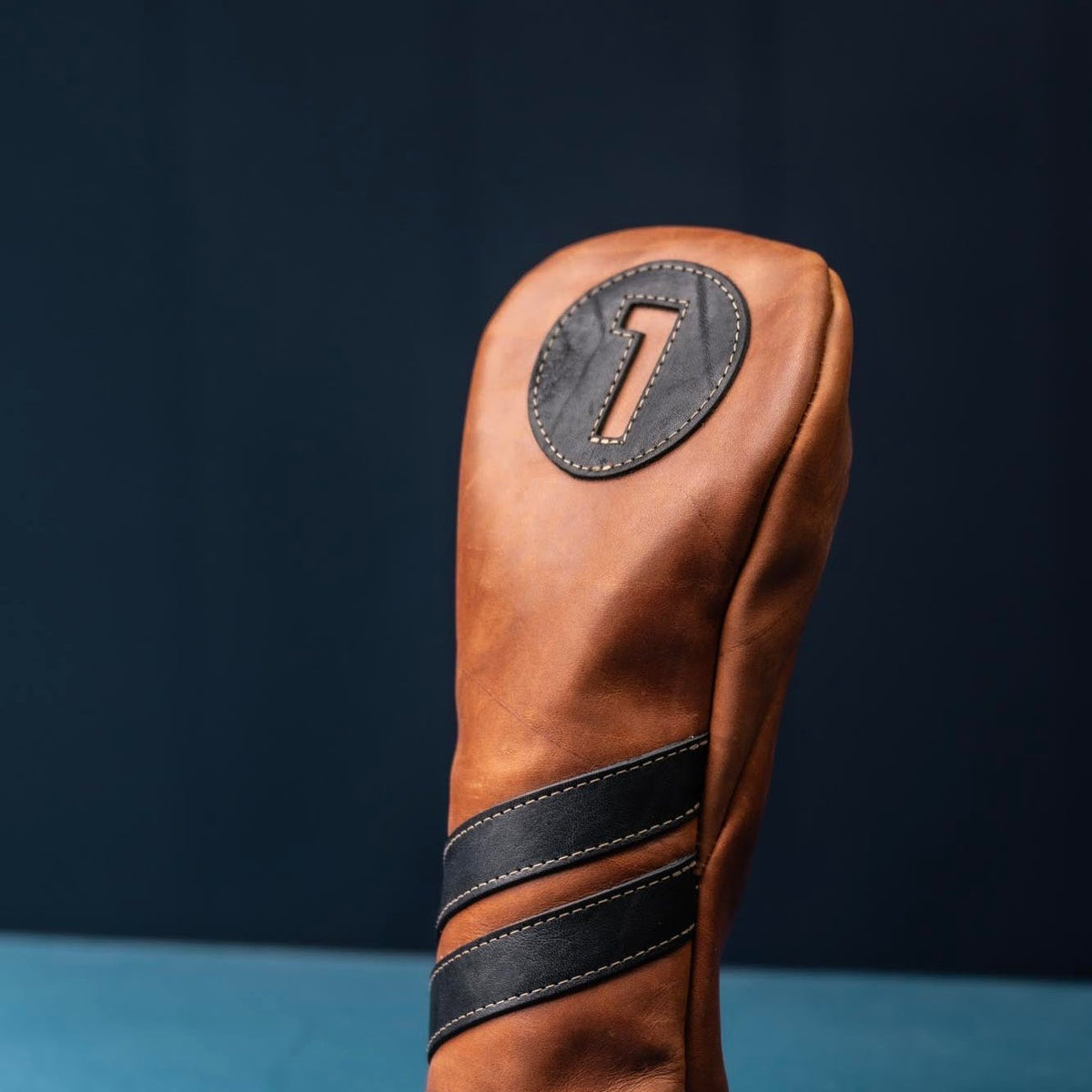 Your Logo + Our Leather - Personalized Fine Leather Golf Club Head Covers - Custom Logo and Corporate Gifting - Holtz Leather
