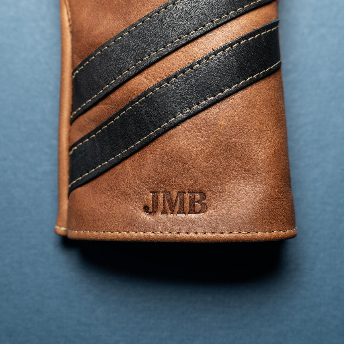 Your Logo + Our Leather - Personalized Fine Leather Golf Club Head Covers - Custom Logo and Corporate Gifting - Holtz Leather