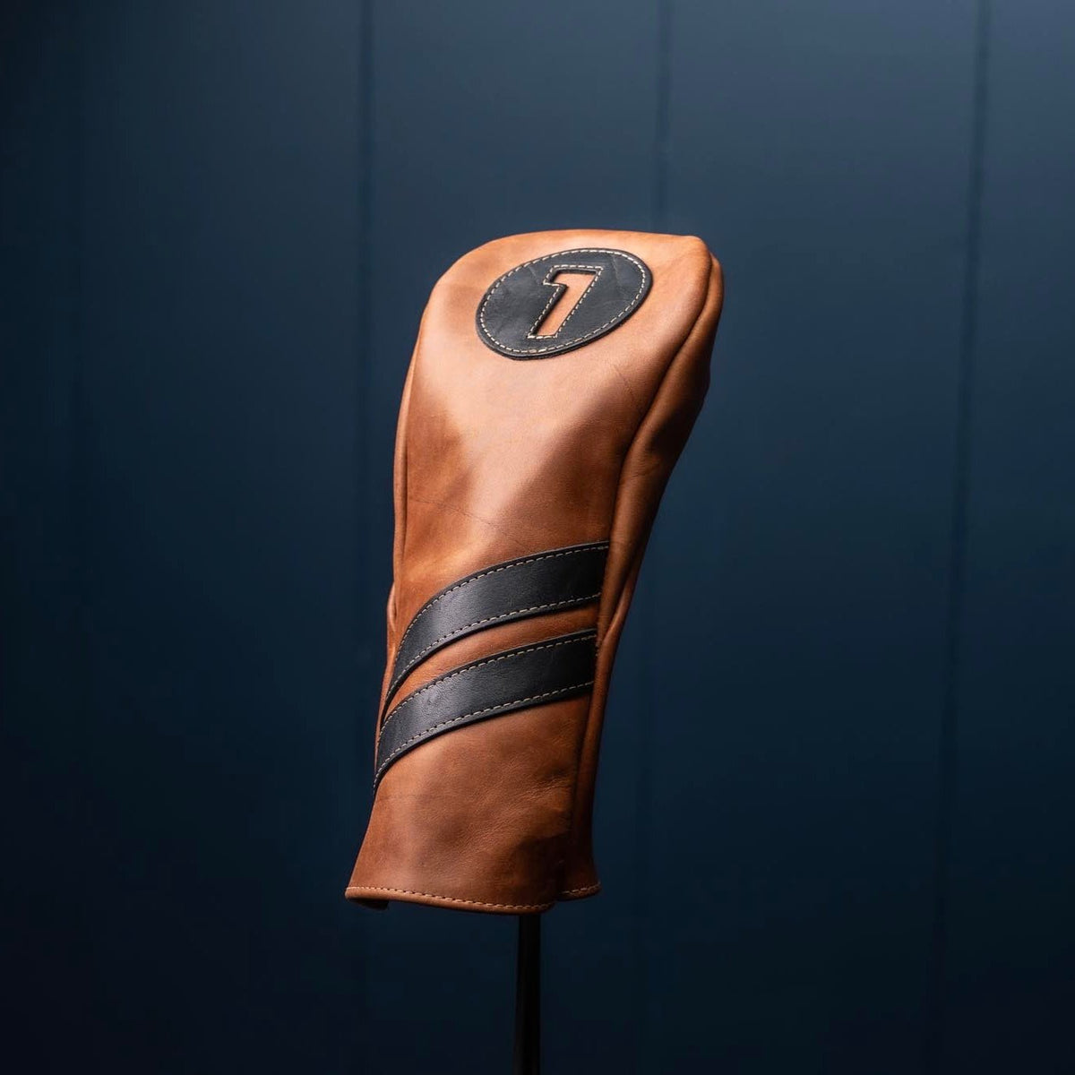 Your Logo + Our Leather - Personalized Fine Leather Golf Club Head Covers - Custom Logo and Corporate Gifting - Holtz Leather