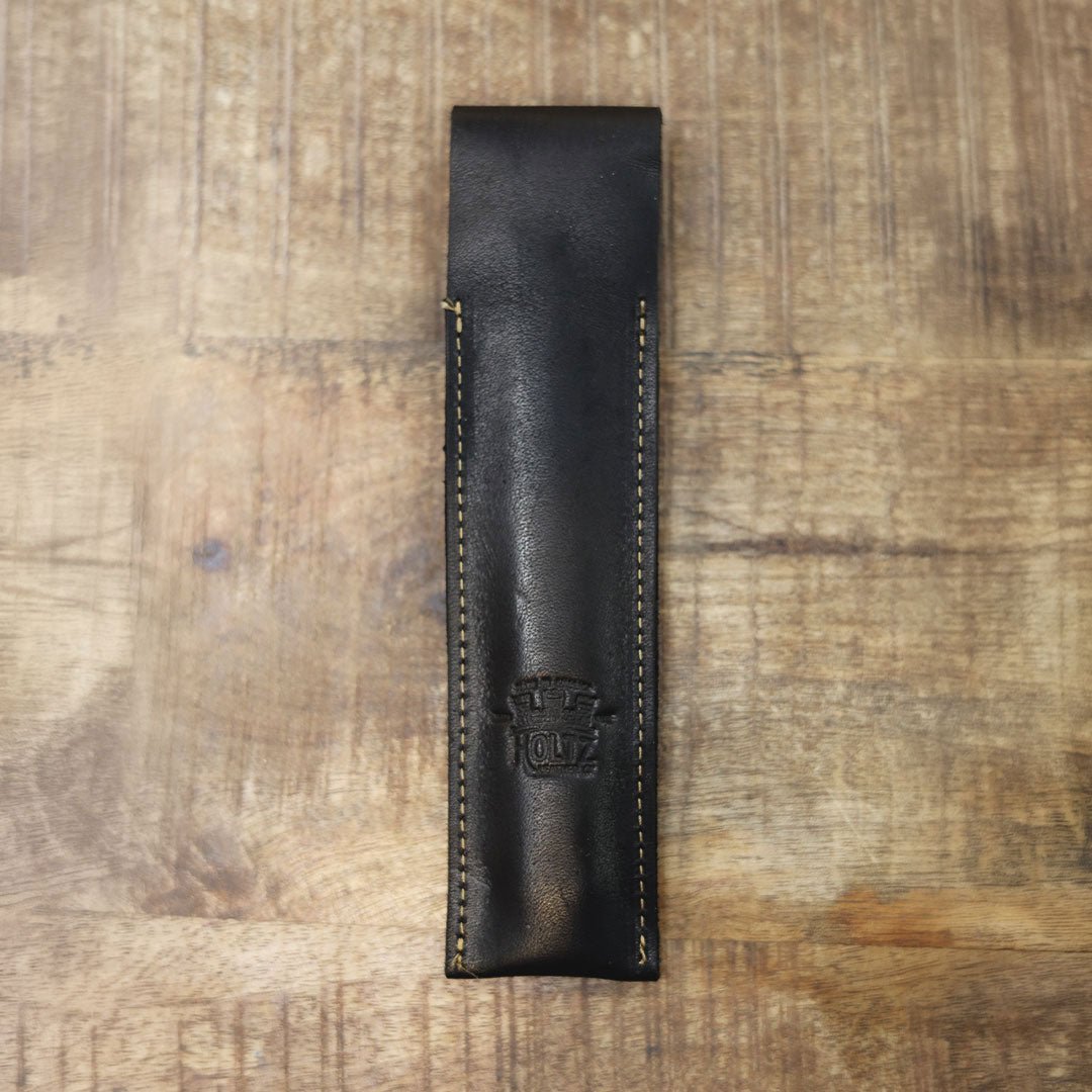Your Logo + Our Leather - Personalized Fine Leather Pencil Sleeve - Custom Logo and Corporate Gifting - Holtz Leather