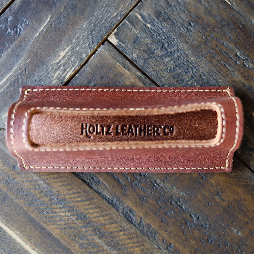 Your Logo + Our Leather - The Ambassador Personalized Fine Leather Business Card Holder - Custom Logo and Corporate Gifting - Holtz Leather